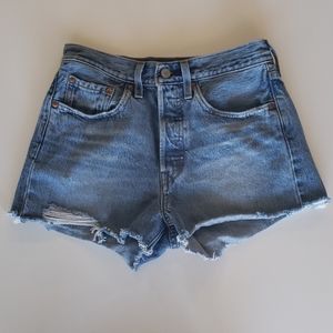 Levi's 501 Hi Rise Cut-off Shorts